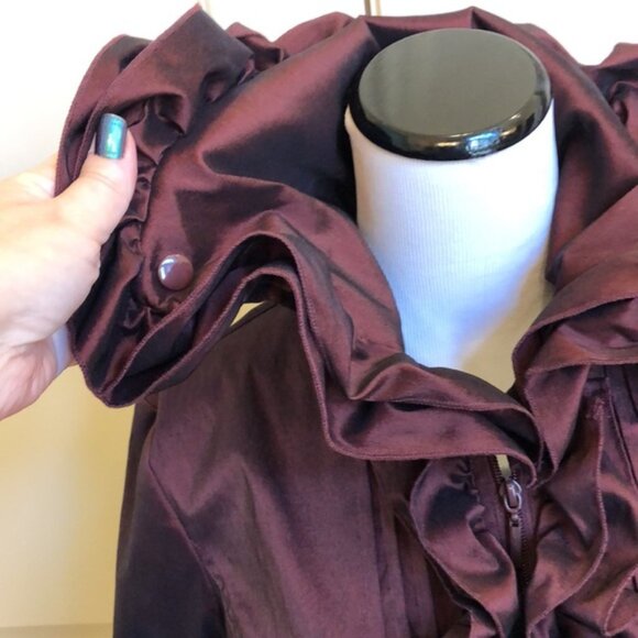 Dons Collection Burgundy Jacket - Picture 6 of 15